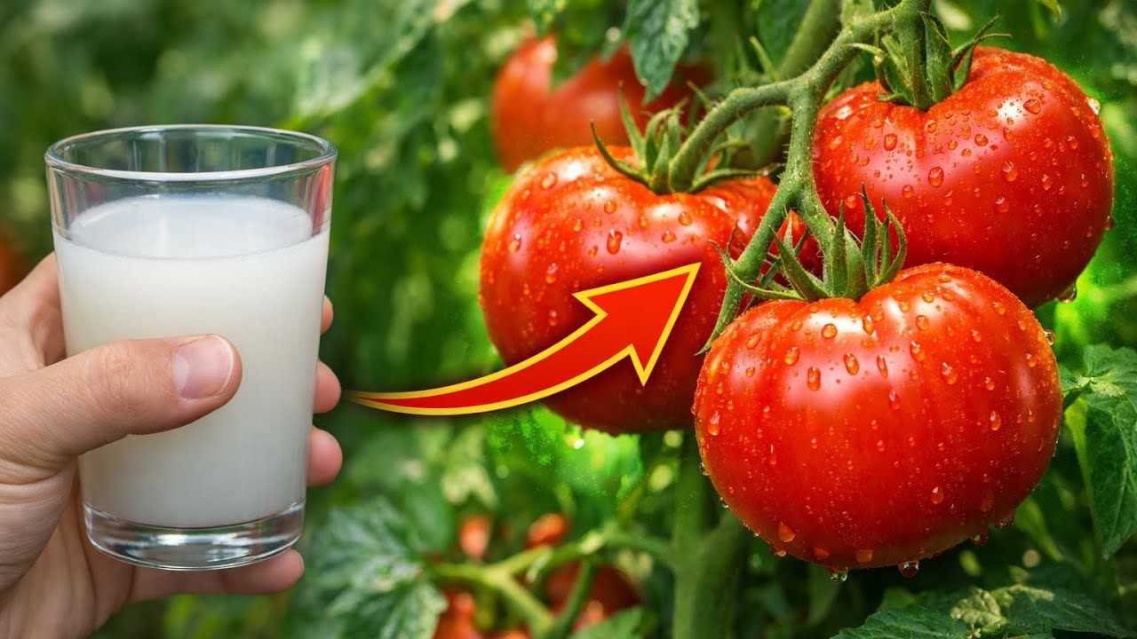 Just 1 glass and you'll be picking TOMATOES in buckets! A natural method