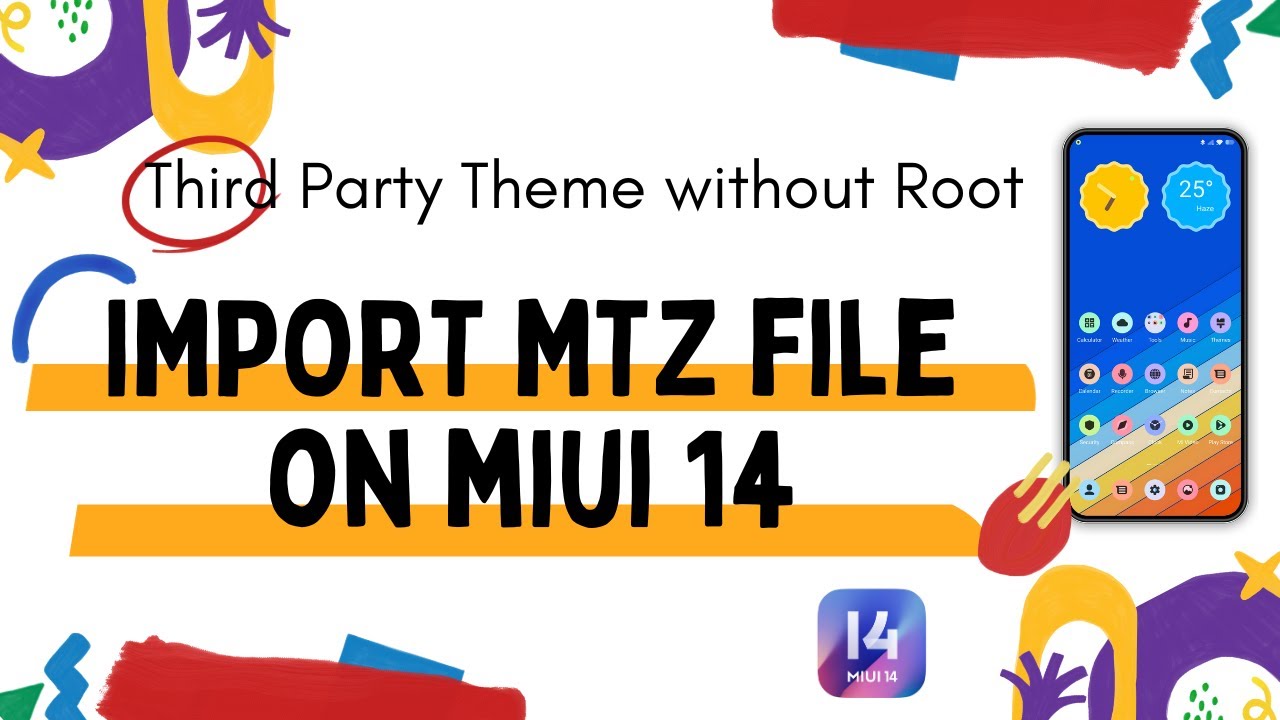 How to Import and Apply MTZ Theme on MIUI 14/HyperOS 🔥without Root