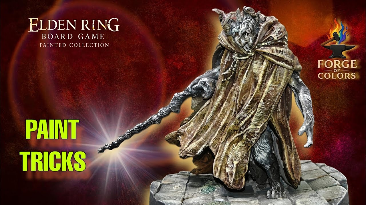 Relaxing Painting Margit the Fell Omen – Elden Ring Miniature 