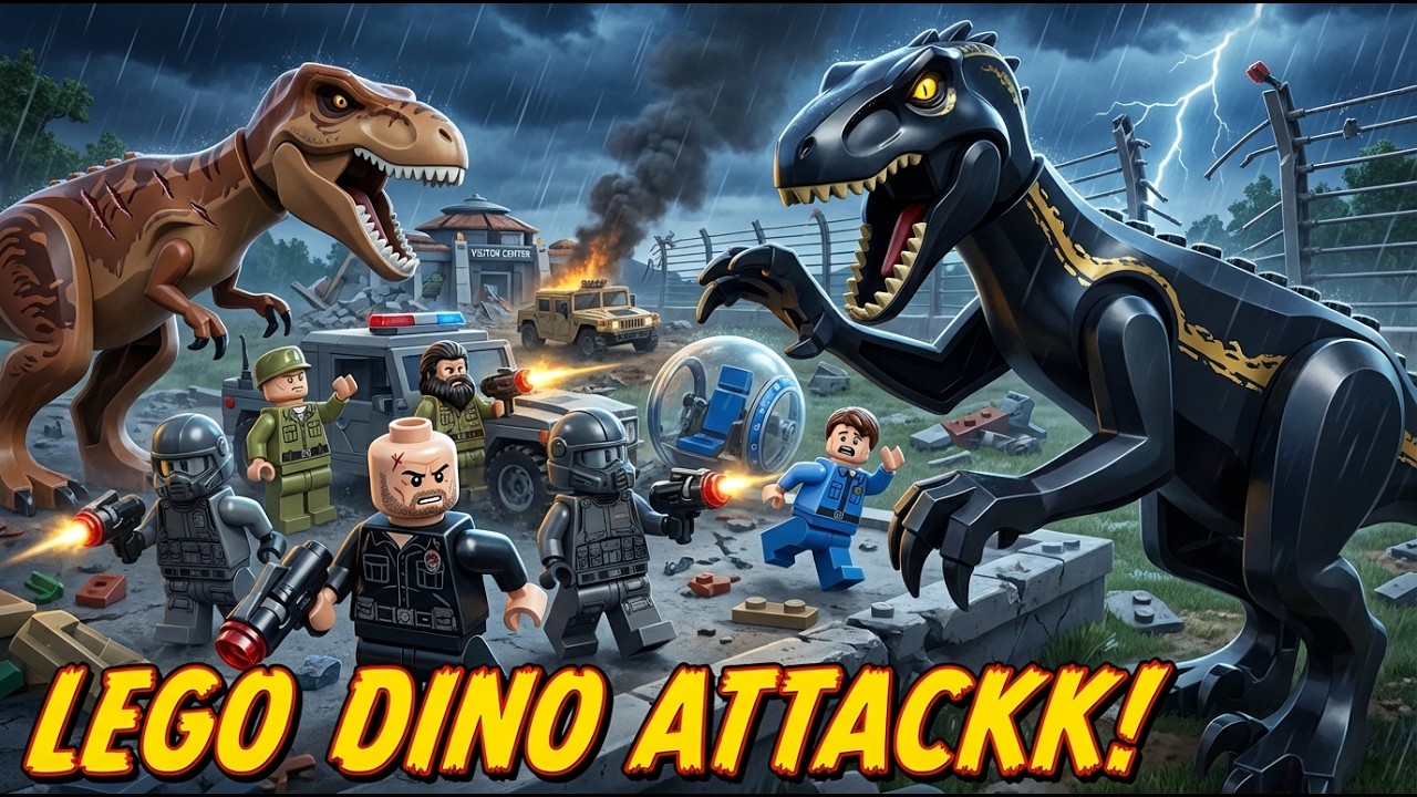 LEGO Dino Attack: System Failure | LEGO Jurassic World Animation | Full Episode 3