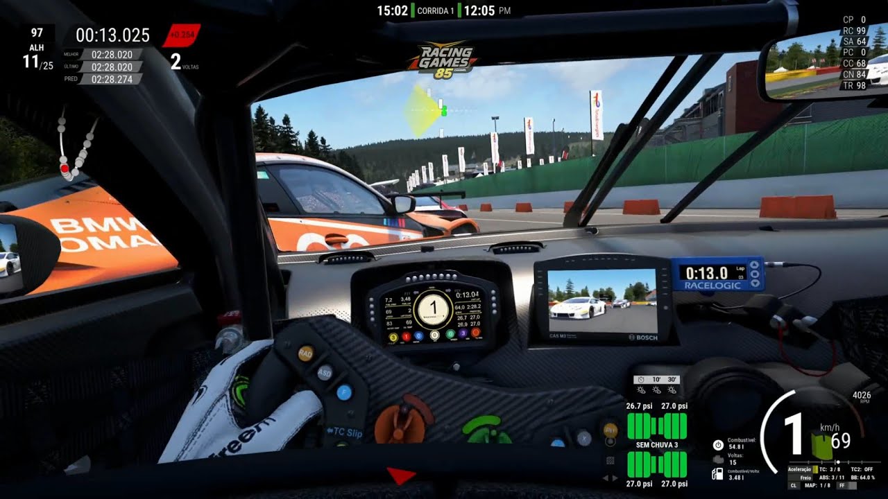 ASSETTO CORSA COMPETIZIONE - PS5/ASTON MARTIN V8 VANTAGE GT3/SPA-FRANCORCHAMPS/LOGITECH G29 GAMEPLAY