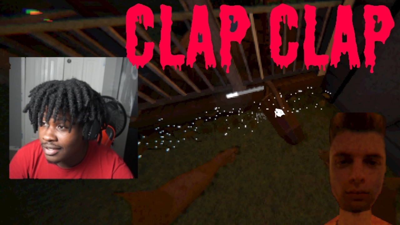 WATERING PLANTS AT 10PM|CLAP CLAP(Indie Horror game)