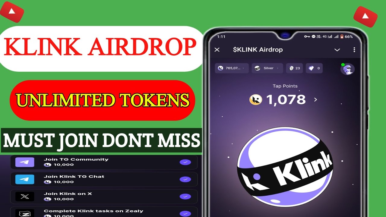 KLINK Wallet Airdrop Complete Guide | Earn Free $KLINK Tokens | KLink Huge Funding | Withdraw Soon