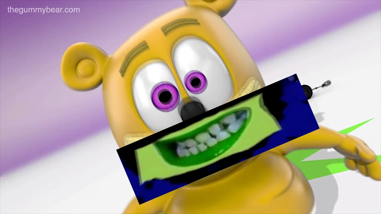 (COOL) GUMMY BEAR AND CLIPS IN GREEN LOWERS CUBED EFFECT - SUPER COOL VISUAL & AUDIO EFFECT EDIT