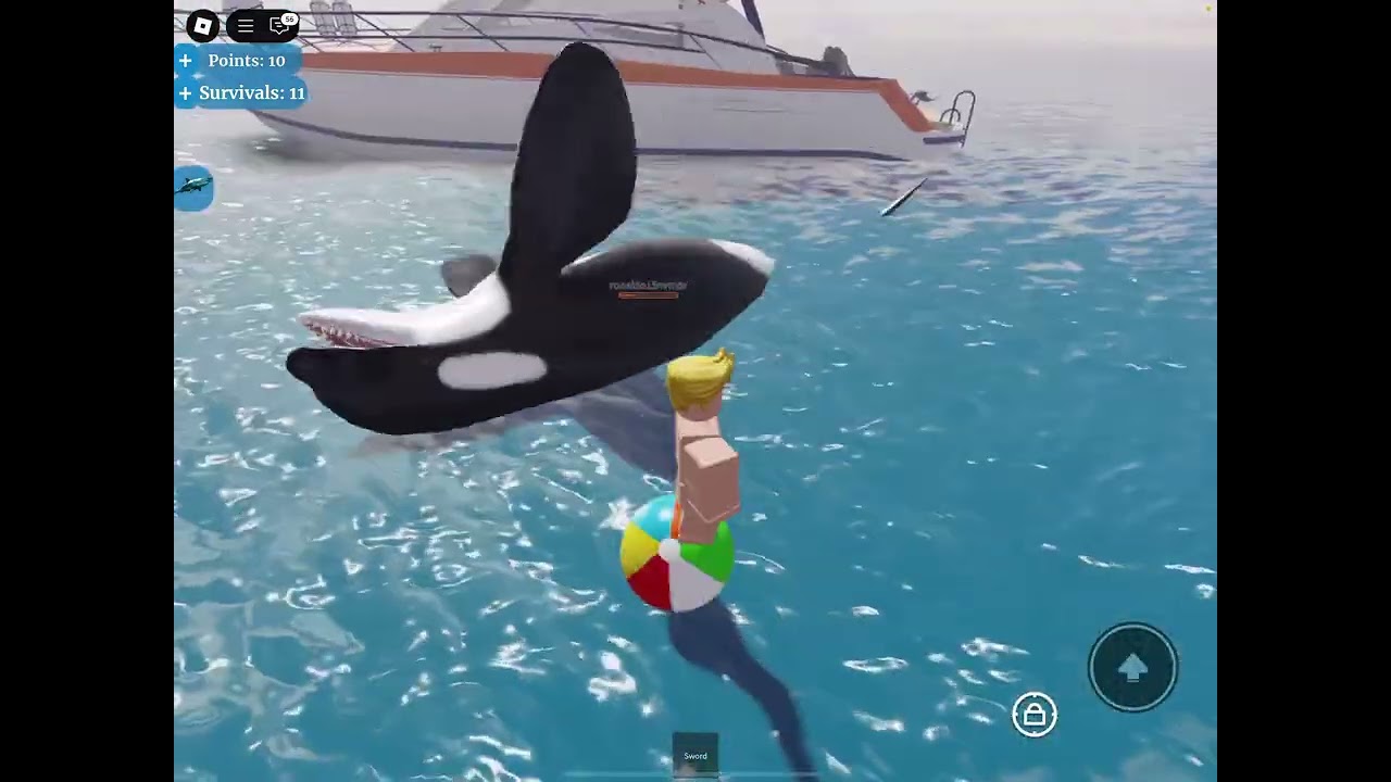 I tried to survive sea monsters in different islands
