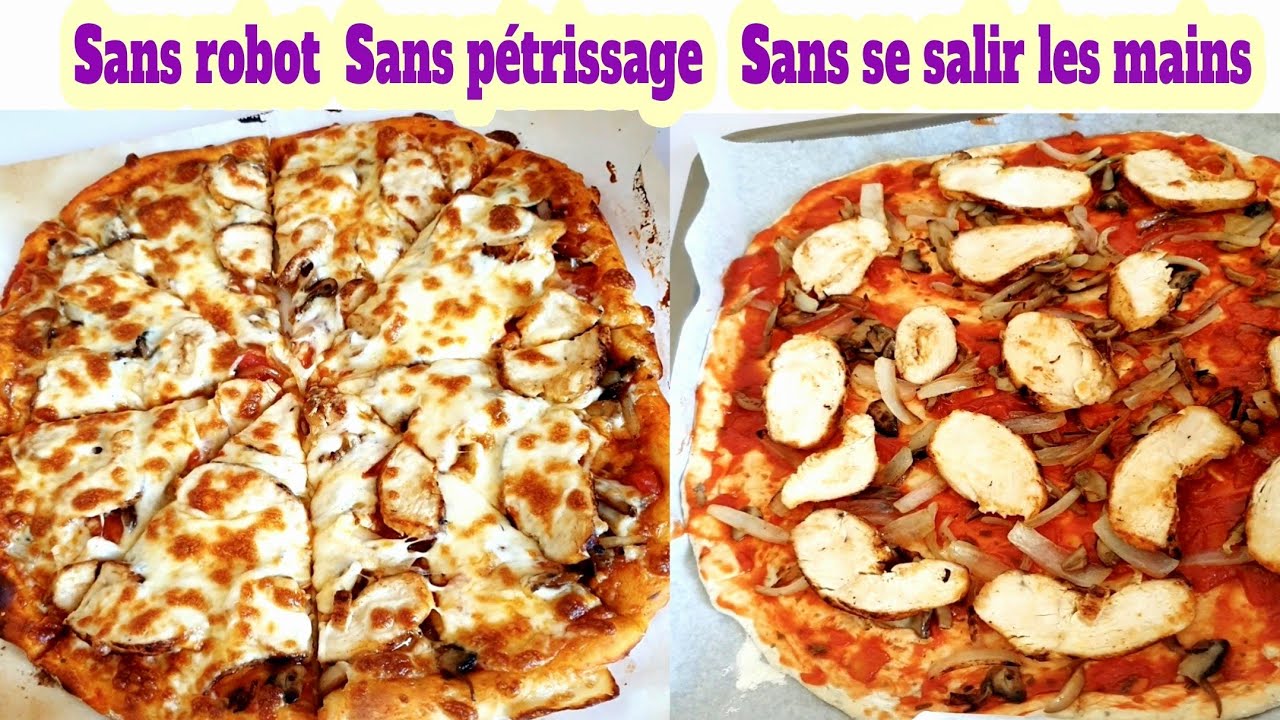 PIZZA 🍕 [Recette FACILE et RAPIDE] Pâte à pizza extra moelleuse, aérée et facile à faire🍕😍