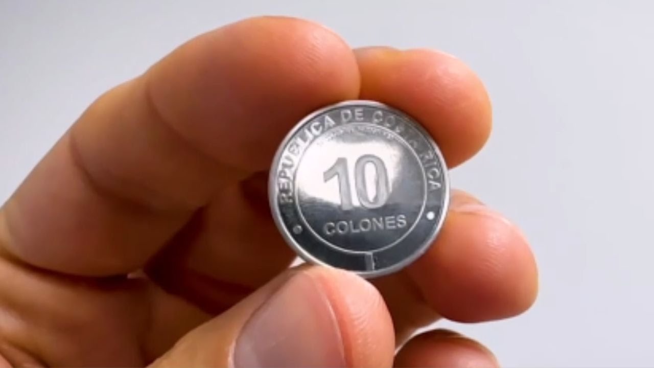 Así será la nueva moneda de 10 colones