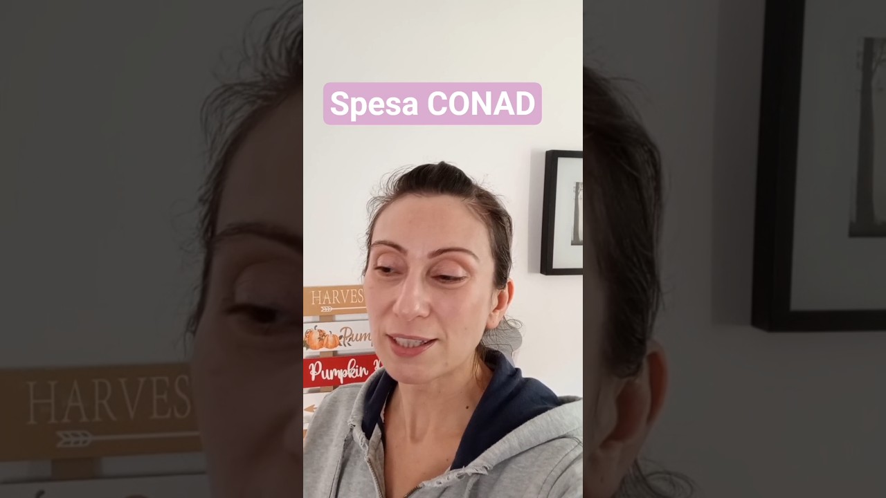 Svuota spesa CONAD del Sabato mattina con prodotti a caso😂. 