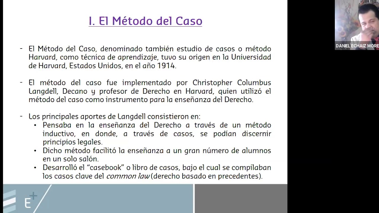 CONFERENCIA MAGISTRAL: EL M&Eacute;TODO DEL CASO