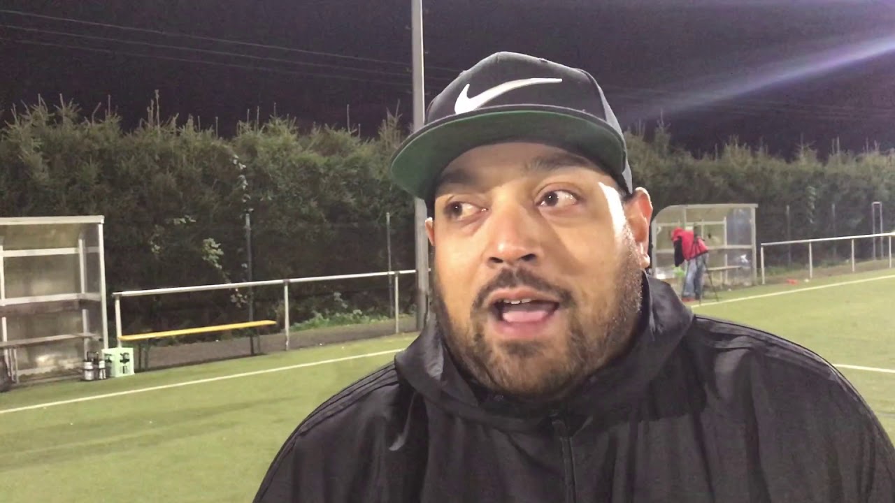 Niklas Wagner (Trainer SG Ellscheid) nach dem 0:2 im Rheinlandpokal gegen Eintracht Trier