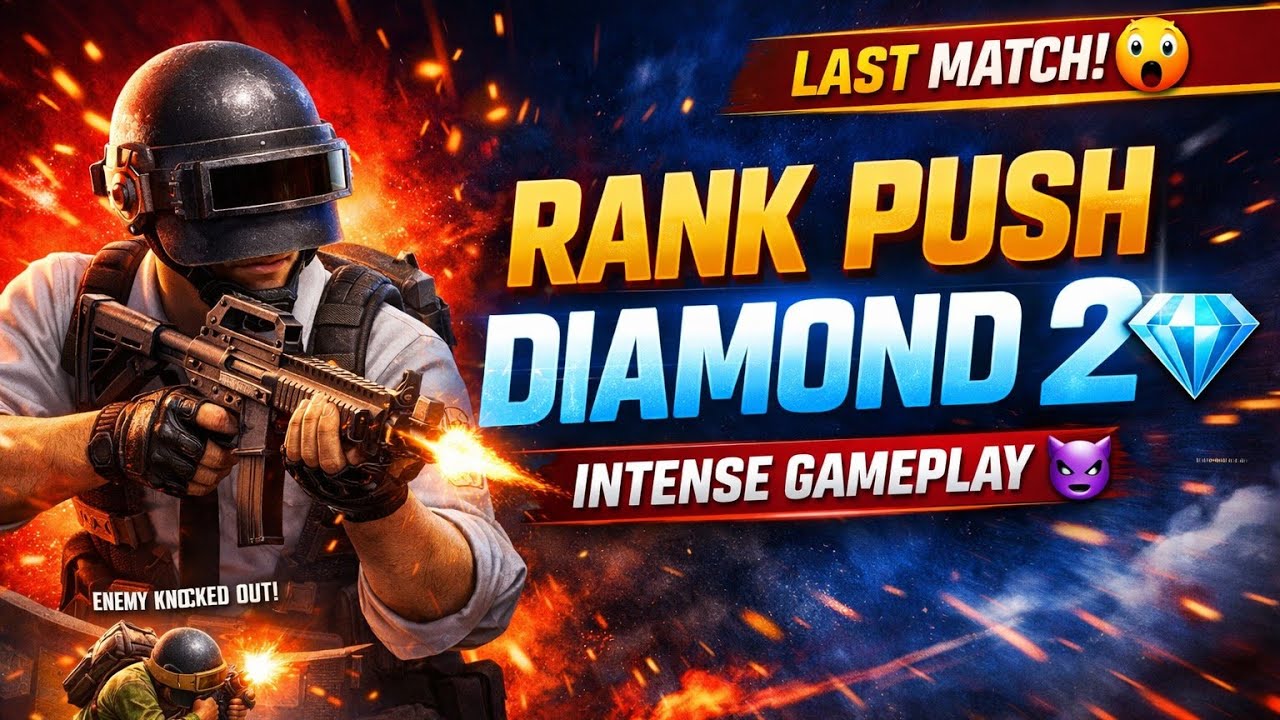 RANKPUSH JOURNEY IN BGMI/PUBG | KAAMYAAB GAMING | REACH ON DIAMOND 2ND | MAJEDAR GAMEPLAY 🎮