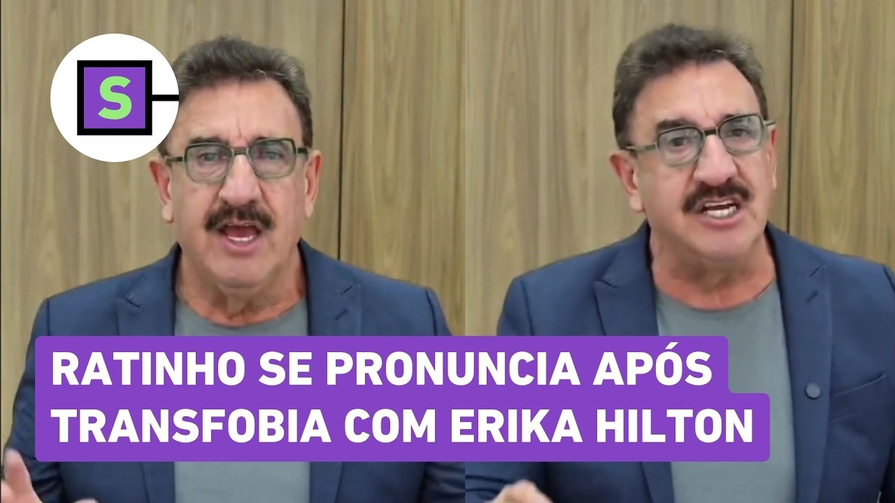 Ratinho se pronuncia após comentário transfóbico sobre Erika Hilton: 'Crítica não é preconceito'