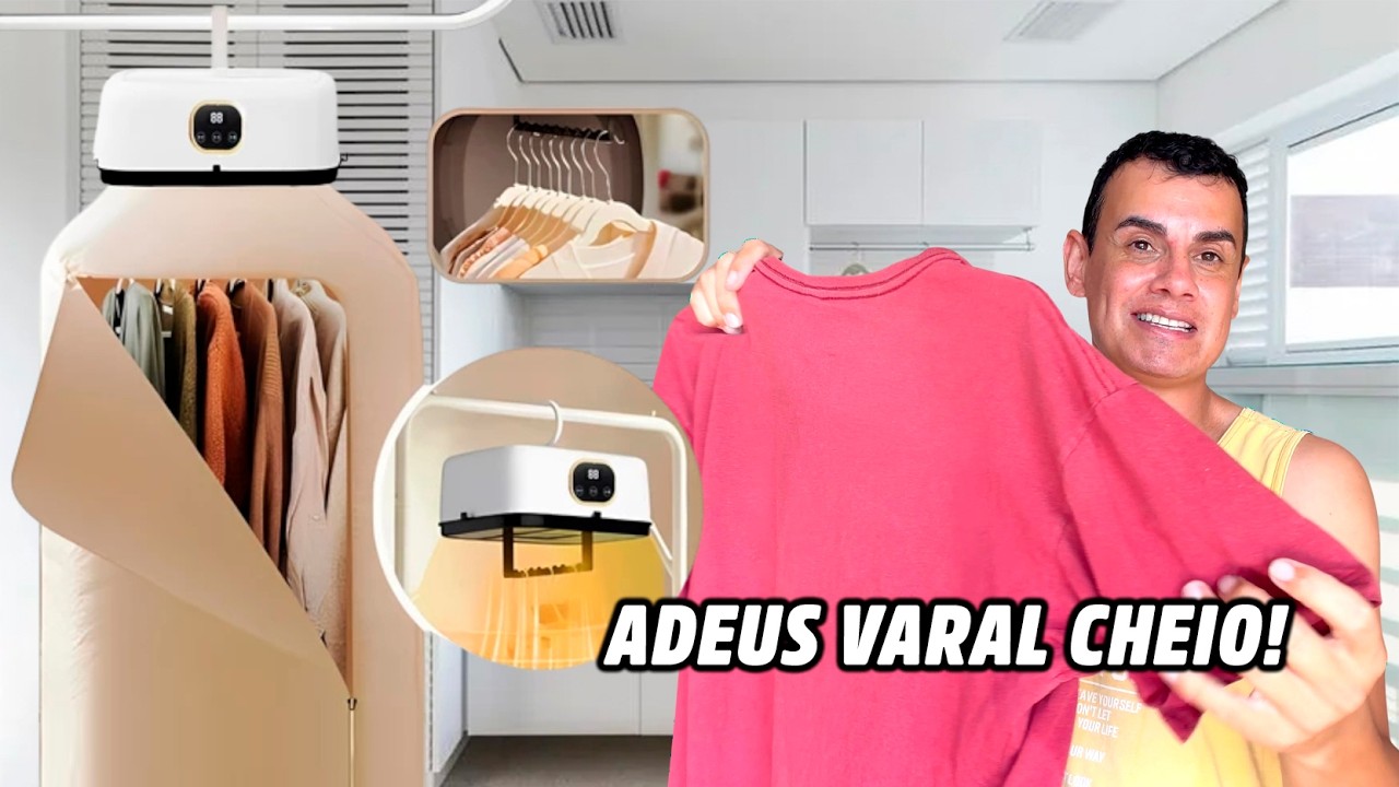 Comprei a Secadora 'Mágica' da Shopee: O fim das roupas úmidas no inverno? 😱