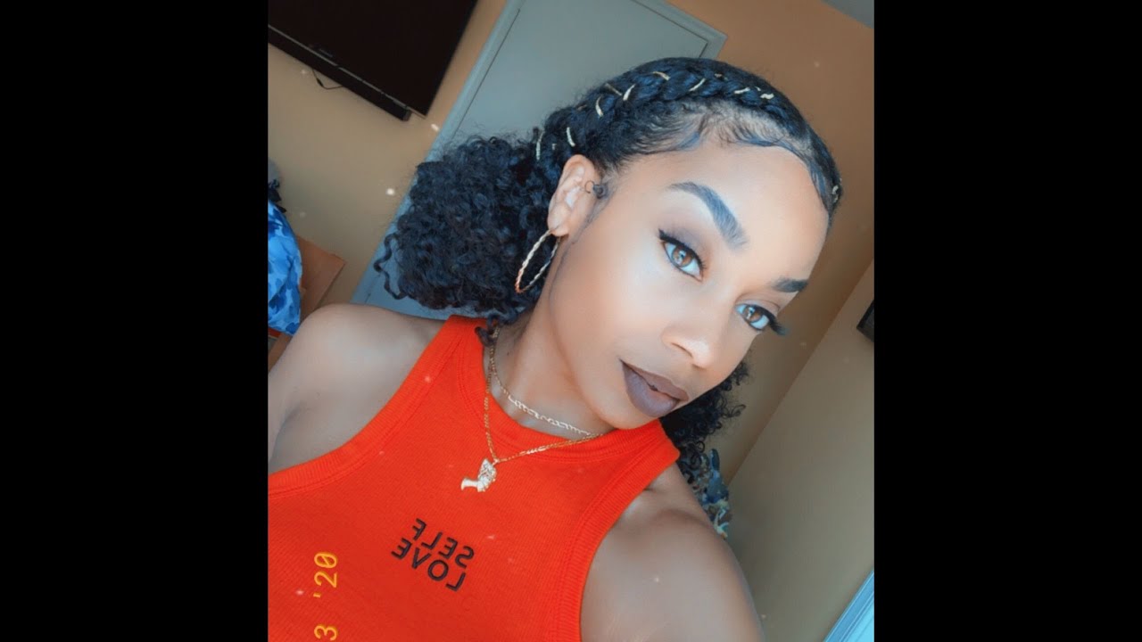 French Braids on Natural Hair