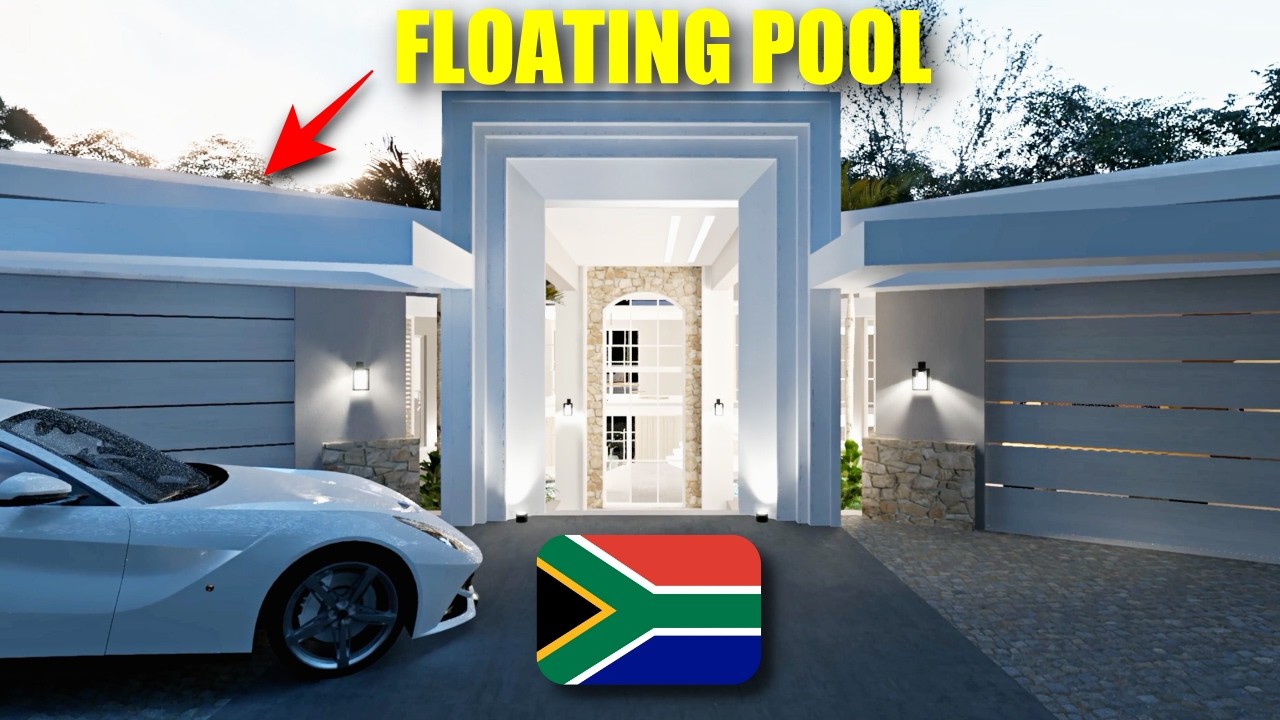 This Modern Mansion Has a Floating Swimming Pool! - Would You Live Here?