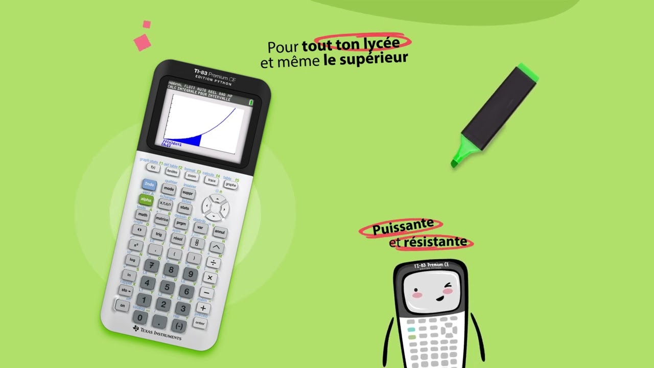 Les avantages de la TI-83 Premium CE Edition Python – version courte