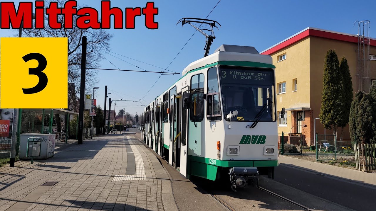 Mitfahrt im Ex-Berliner KT4D auf der Linie 3 Hauptbahnhof Ost - Leipziger Chausee
