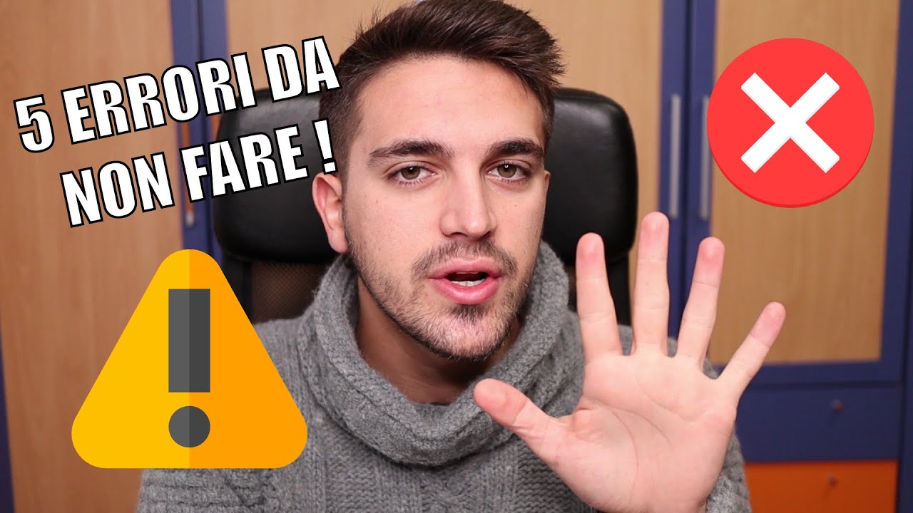 5 ERRORI DA NON FARE IN MATEMATICA !