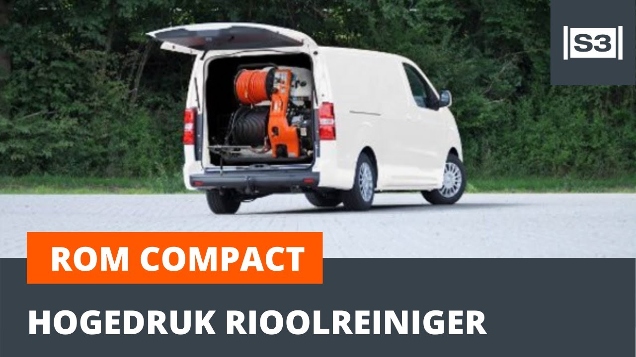 ROM Compact rioolreinigingsmachine | rioolreiniger | riool ontstoppen | riool reinigen