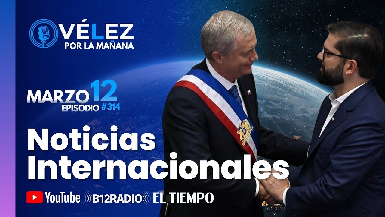 🌎 José Antonio Kast jura como presidente de Chile  | Velez por la mañana