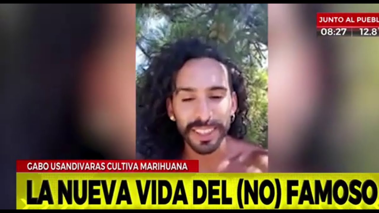 GABO USANDIVARAS, AHORA CUIDA PLANTAS DE MARIHUANA EN M&Eacute;XICO