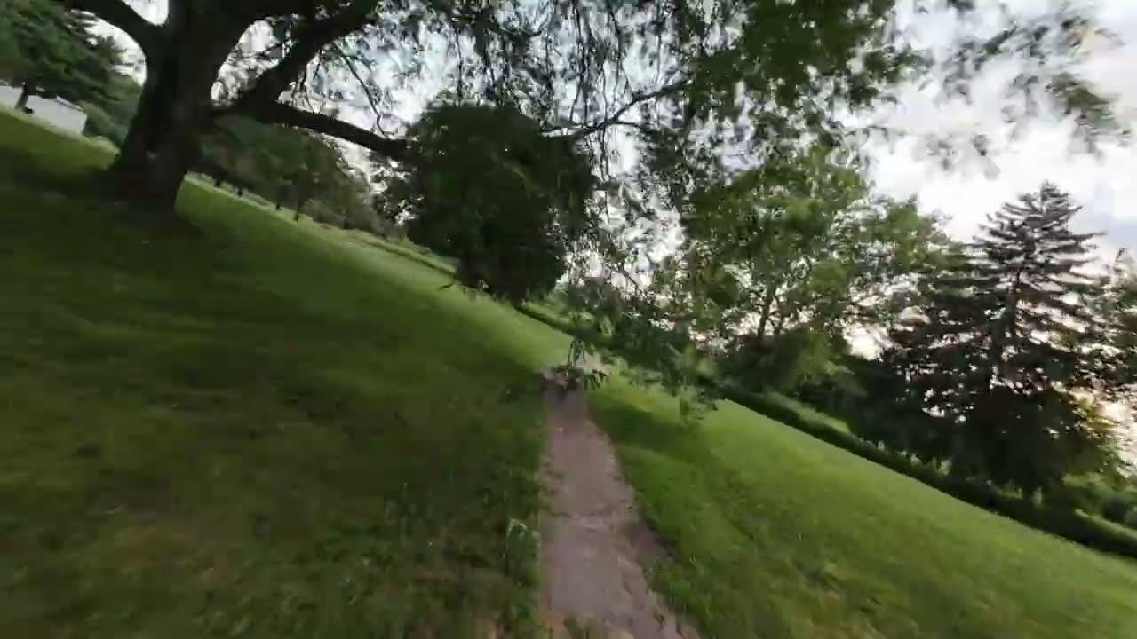 FPV Orbiting A Groundhog And Crash