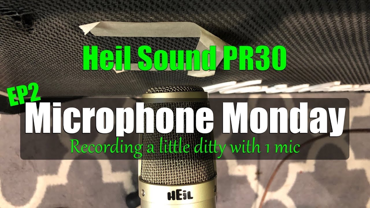 Microphone Test! Recording A Song with the Heil PR30