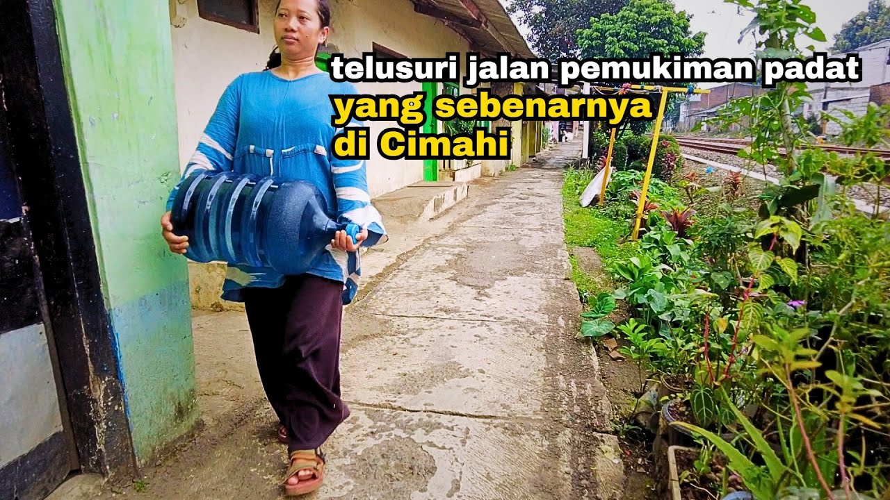 Banyak Jalan tembusan di Pemukiman Padat Cigugur dan Cimindi, Cimahi 🇮🇩 WALKING TOUR