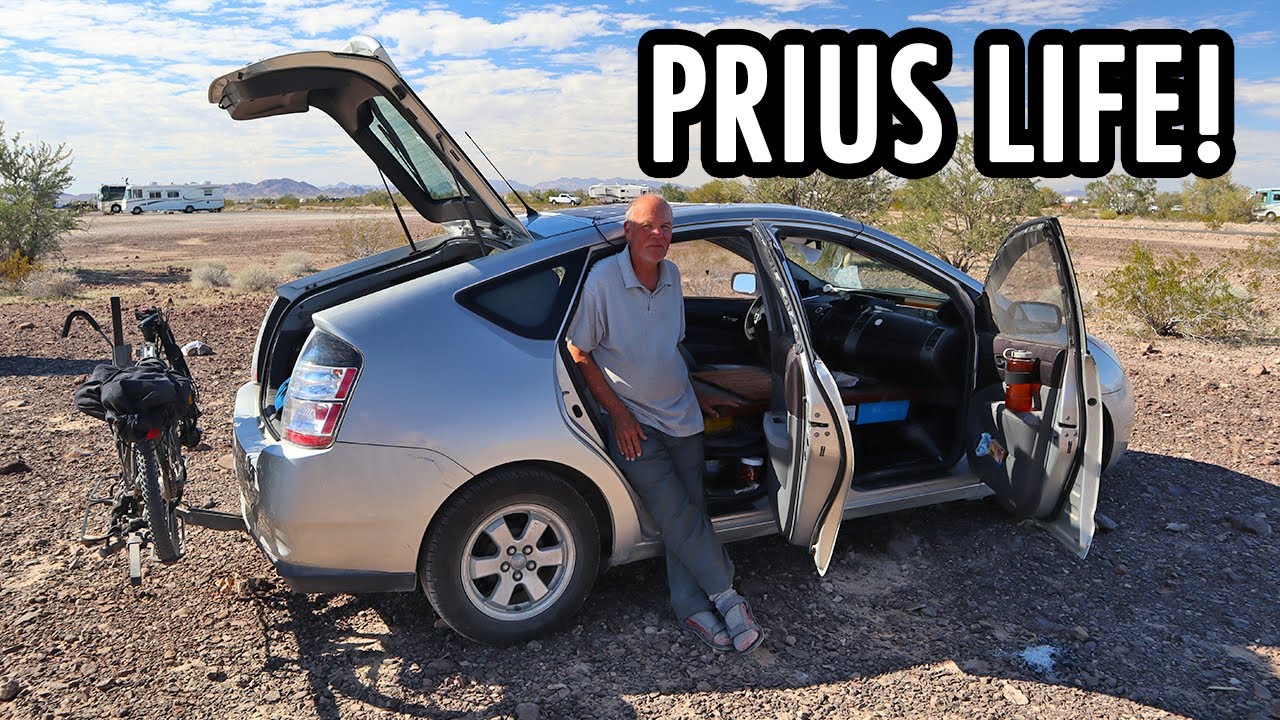 How to Live (or Camp/Sleep) in a Prius! COMPLETE TOUR