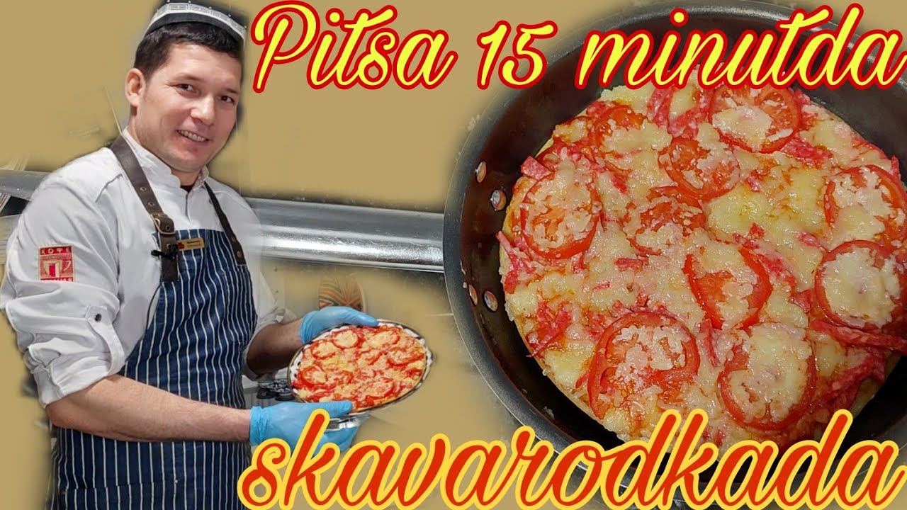 15- МИНУТДА ПИЦЦА ТАЙЁР! САХАРЛИК ВА ИФТОРЛИК УЧУН!