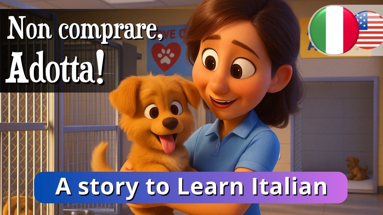 LEARN ITALIAN Through STORY | 🐶 A Heartwarming Story for Beginners (A1-A2)