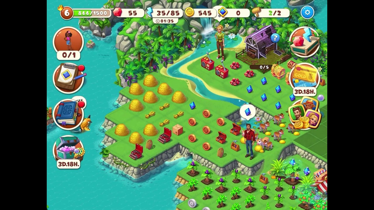 Tropical Merge Gameplay Part 4