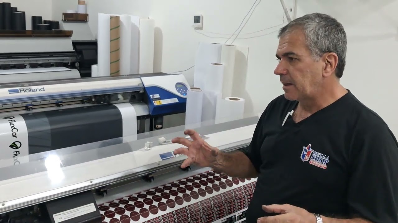 Impressoras Roland - Desmontei o carro de impressão para ajustar o bidirecional