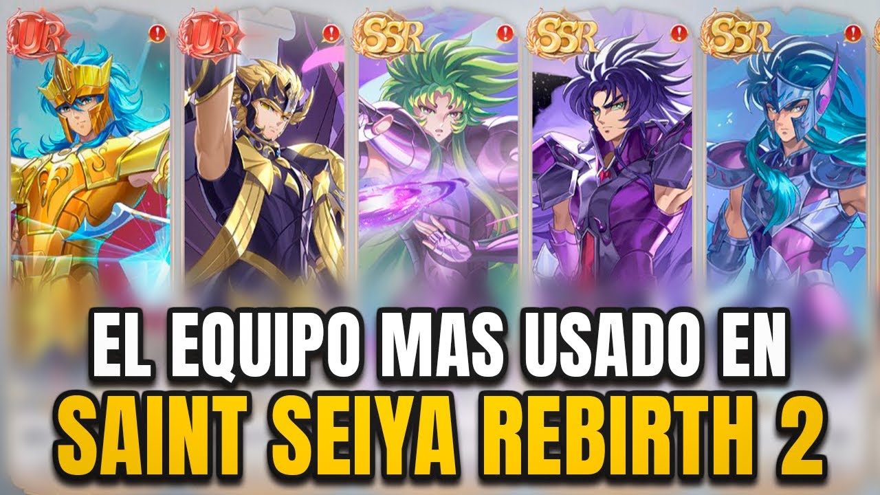 EL EQUIPO DE SAPURIS MAS USADO EN SAINT SEIYA EX (Rebirth 2 versi&oacute;n china) #x7game