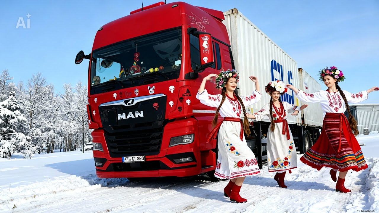 Зимний автобан зовёт: украинская песня разжигает снег 