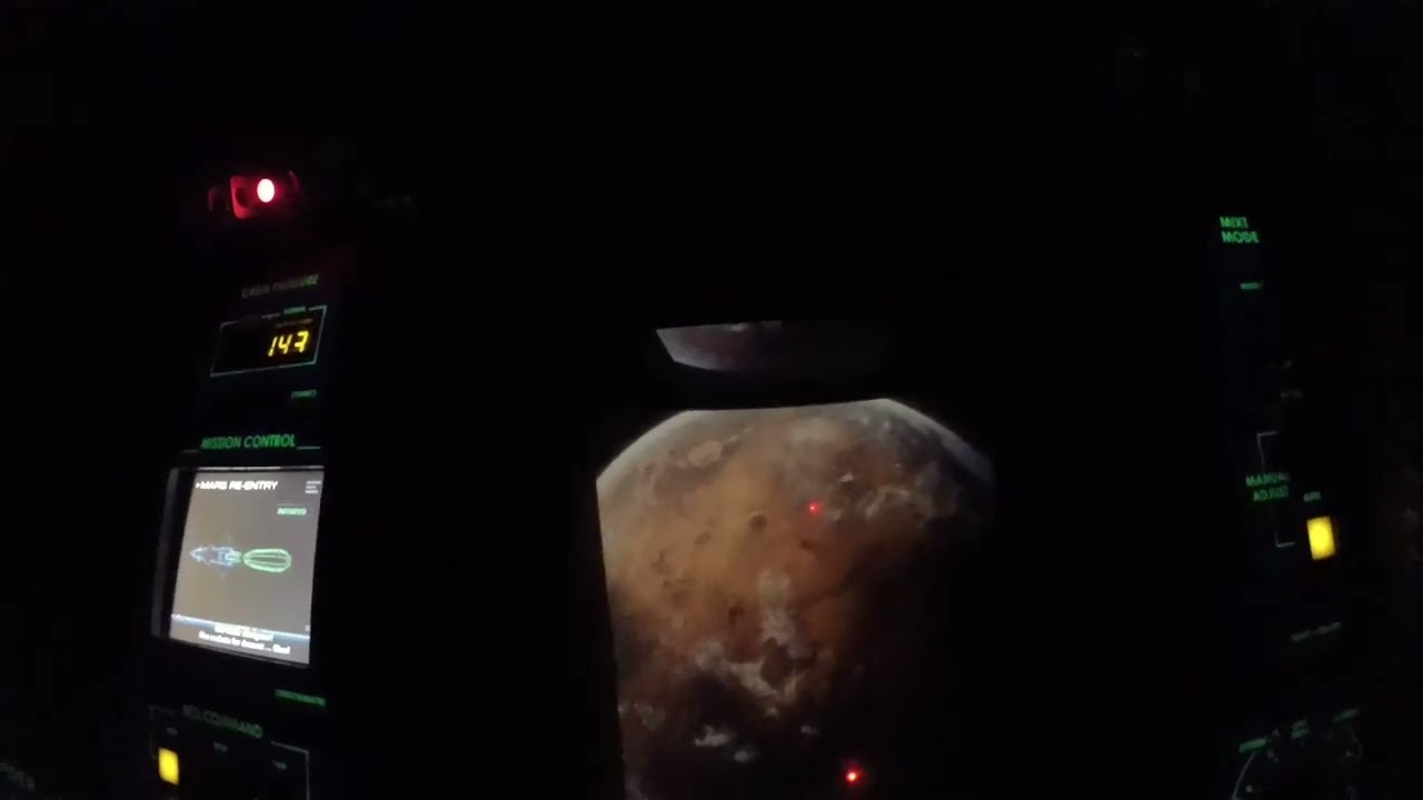 Mission Space Orange POV Full Ride epcot