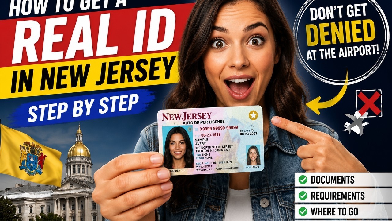 How to get a REAL ID in New Jersey step by step