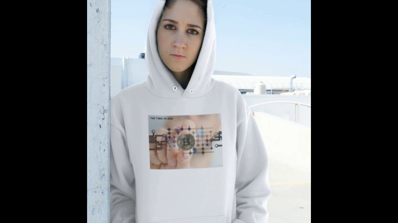 Bitcoin printed hoodie