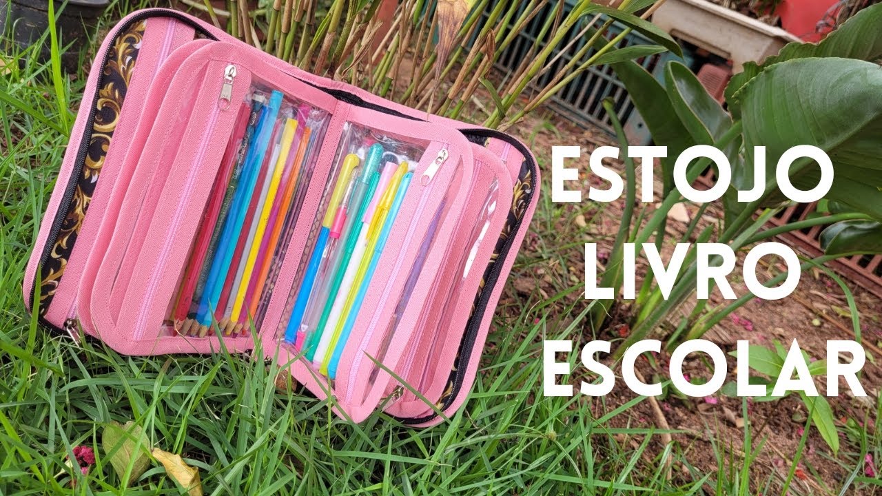 Estojo Livro Escolar / Volta às aulas