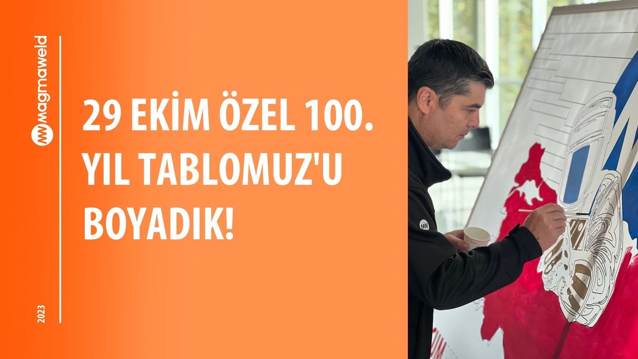 29 Ekim Özel 100. Yıl Tablomuz'u Boyadık!
