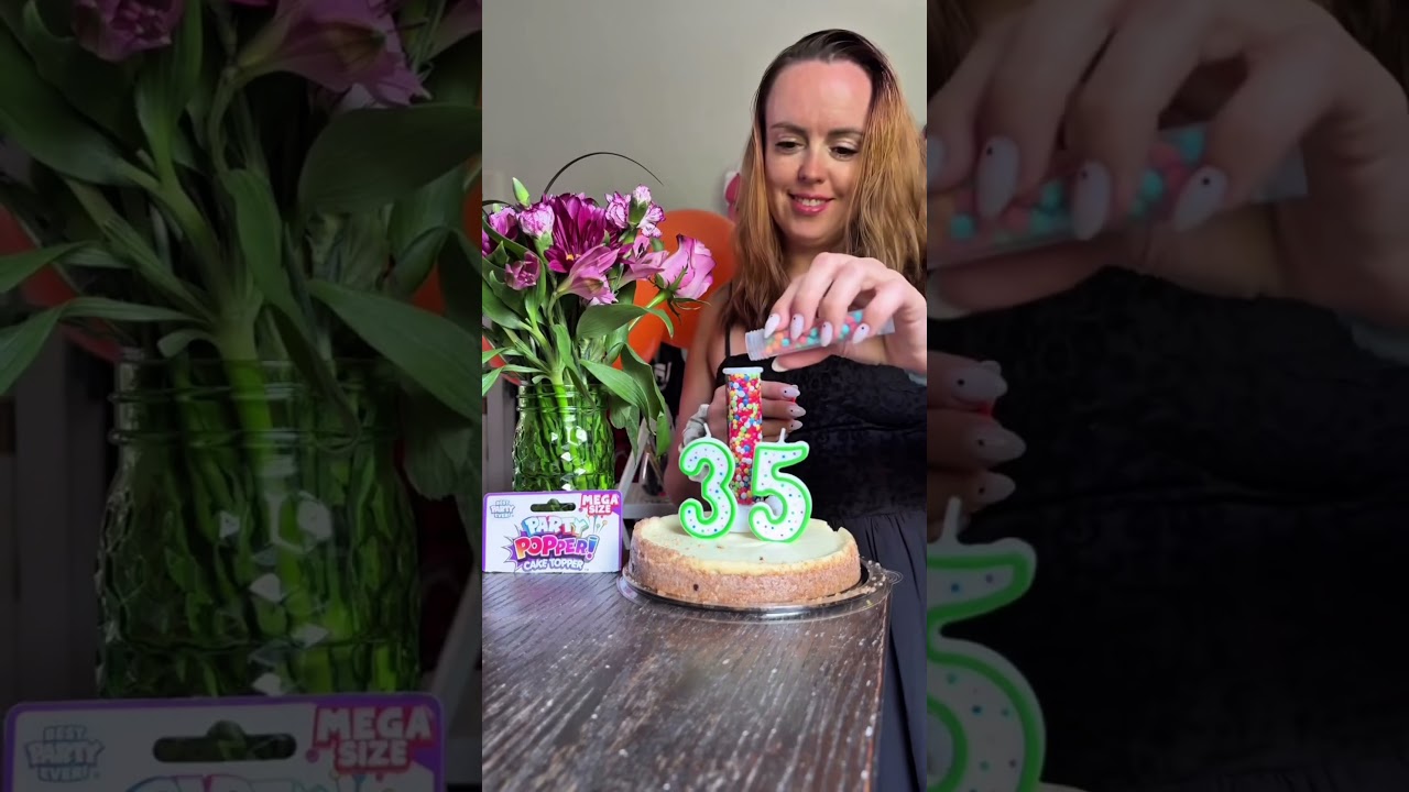 This Birthday Candle Decorates Cakes in Colorful Candy!