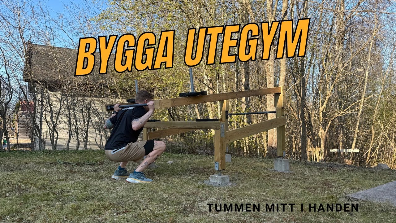 Utegym, en multifunktionell ställning