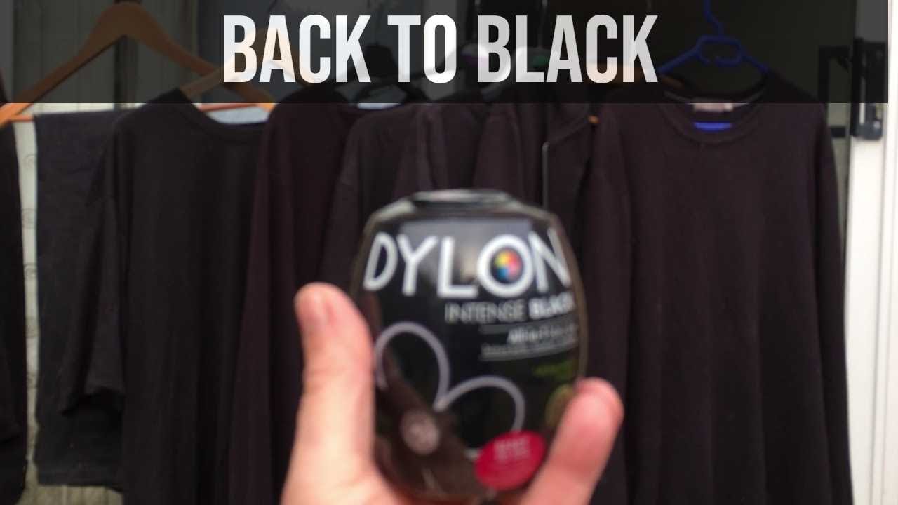 Does Dylon Washing Machine Fabric Dye Pod Intense Black make you clothes black again?