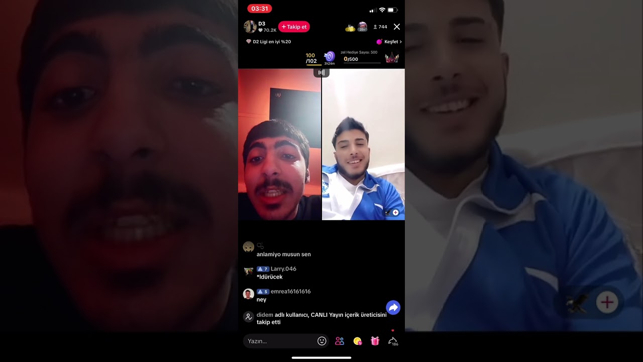 Abugat TikTok canlı yayında karşısındaki Kürt elemana racon kesiyor