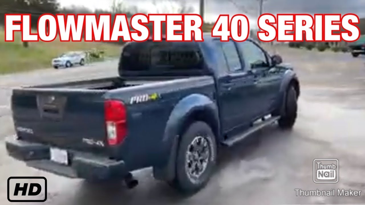 2019 Nissan Frontier PRO-4x EXHAUST w/ FLOWMASTER 40 SERIES!