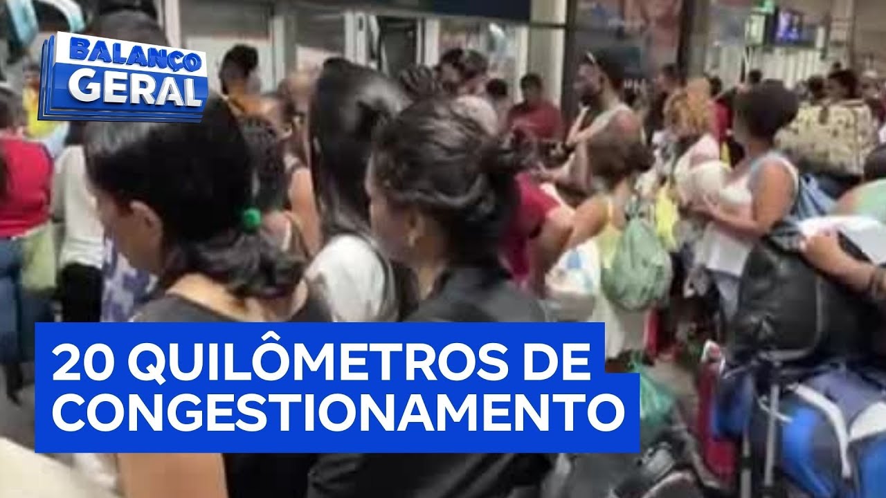 Mais de 1 milhão de pessoas devem passar pelas rodoviárias de SP
