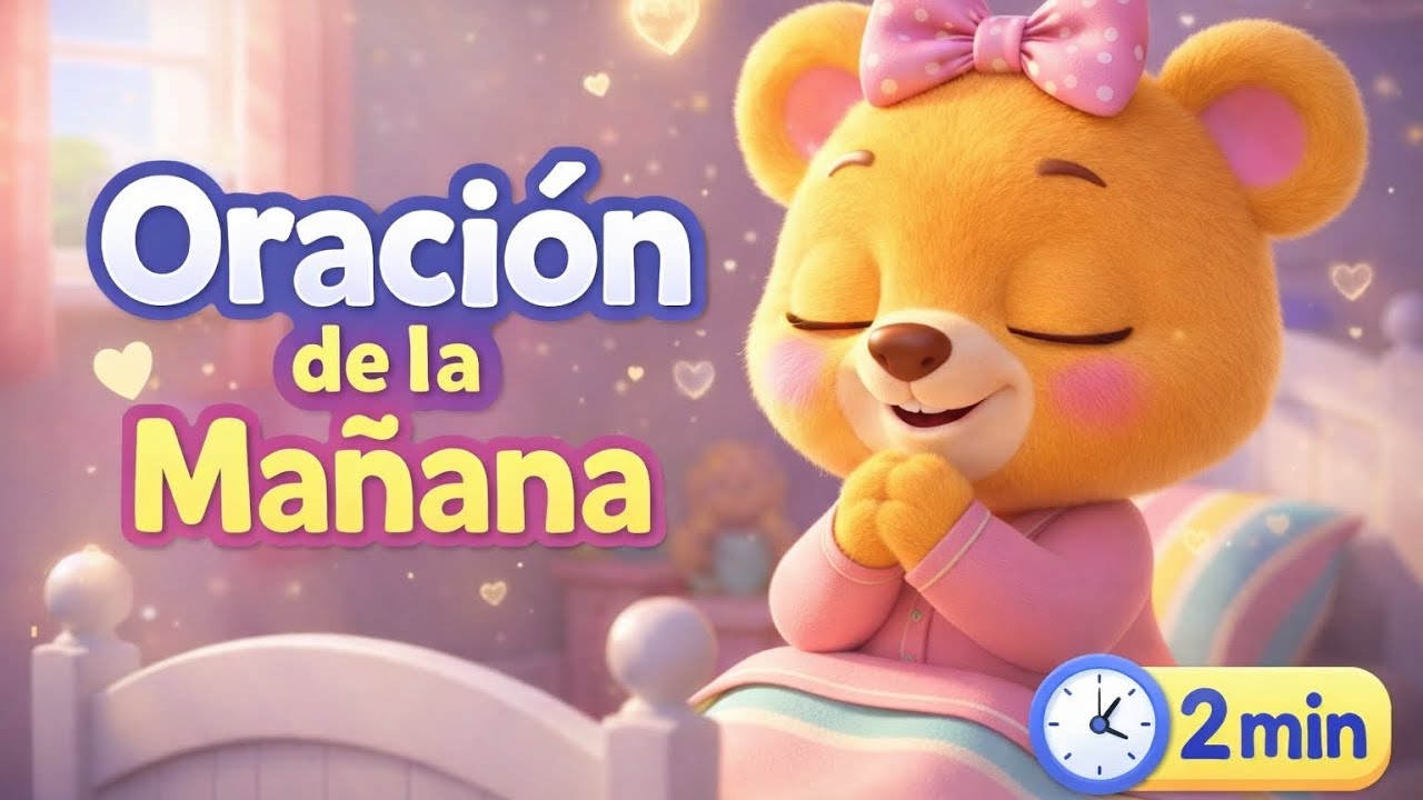 🧸🙏 Oración de la Mañana para Niños | Tita la Osita