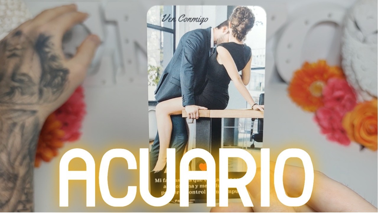 ACUARIO ♒️ A ALGUIEN MÁS JOVEN LE GUSTAS MUCHO😳🔥 TE DIGO QUIEN ES🔮 HOROSCOPO #ACUARIO HOY TAROT AMOR