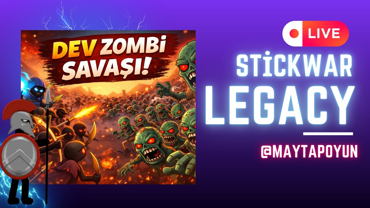 Dev Zombi Savaşı! Ordu Zombilere Karşı | Stick War Legacy! #stickwarlegacy #stickwarlegacyzombie