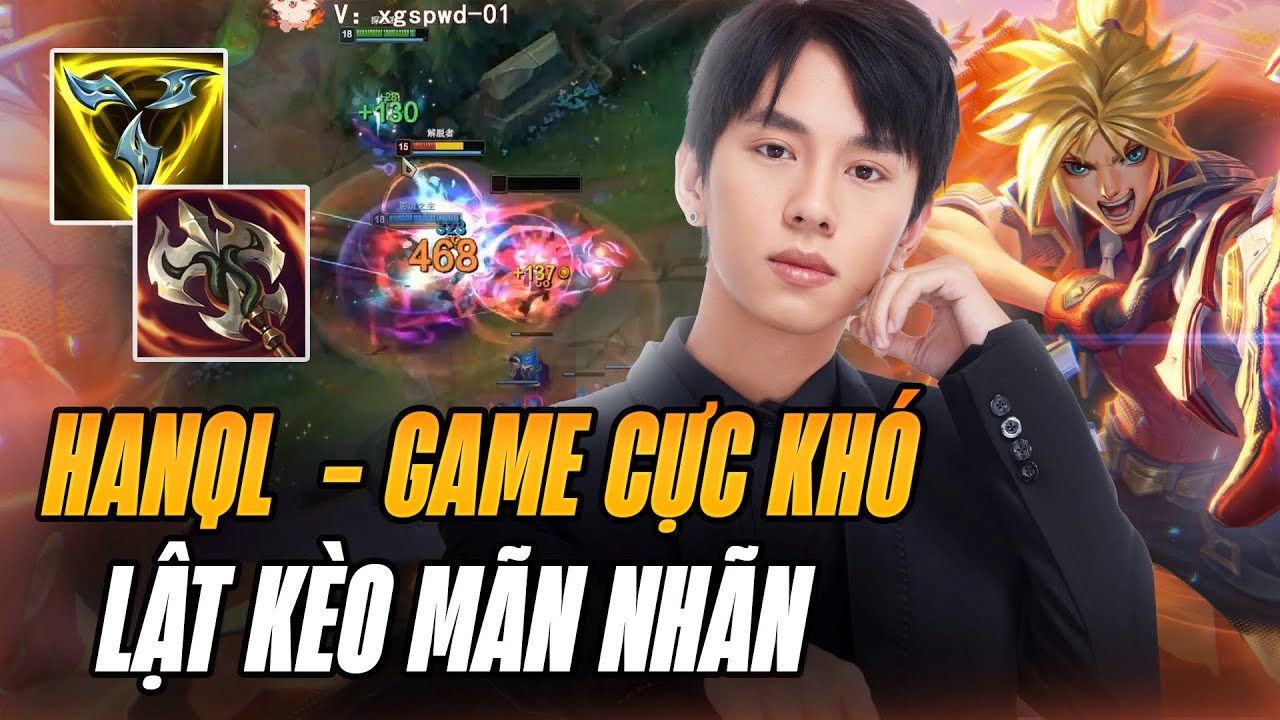 HANQL VỚI TƯỚNG TỦ EZREAL VÀ MÀN GÁNH TEAM LẬT KÈO VÁN ĐẤU CỰC KHÓ VỚI LƯỢNG SÁT THƯƠNG KHỦNG